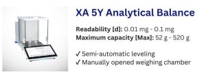 Radwag XA 5Y Analytical Balance